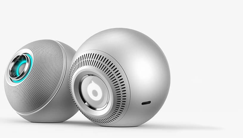 Futuristic wireless speaker